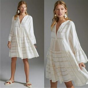 Devotion Twins Dress Ella Mini in Ecru Cream White